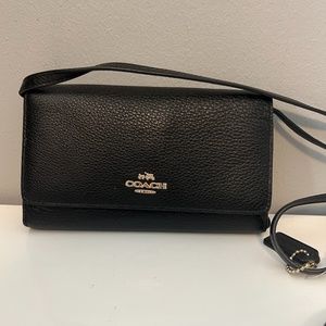Coach Cross body trifold wallet